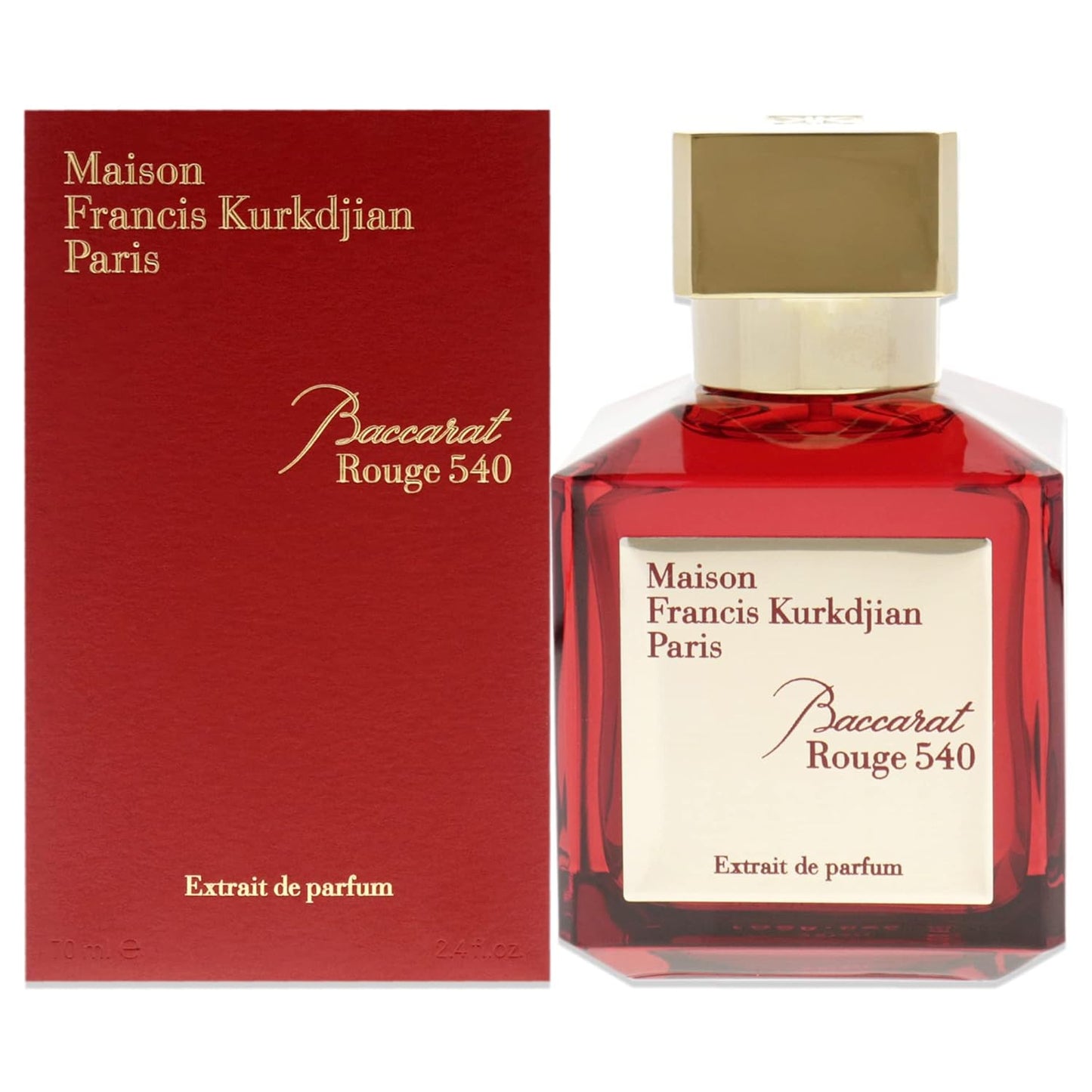 Maison Francis Kurkdjian Baccarat Rouge 540 Extrait De Parfum 70ml – Premium Long Lasting Unisex Perfume