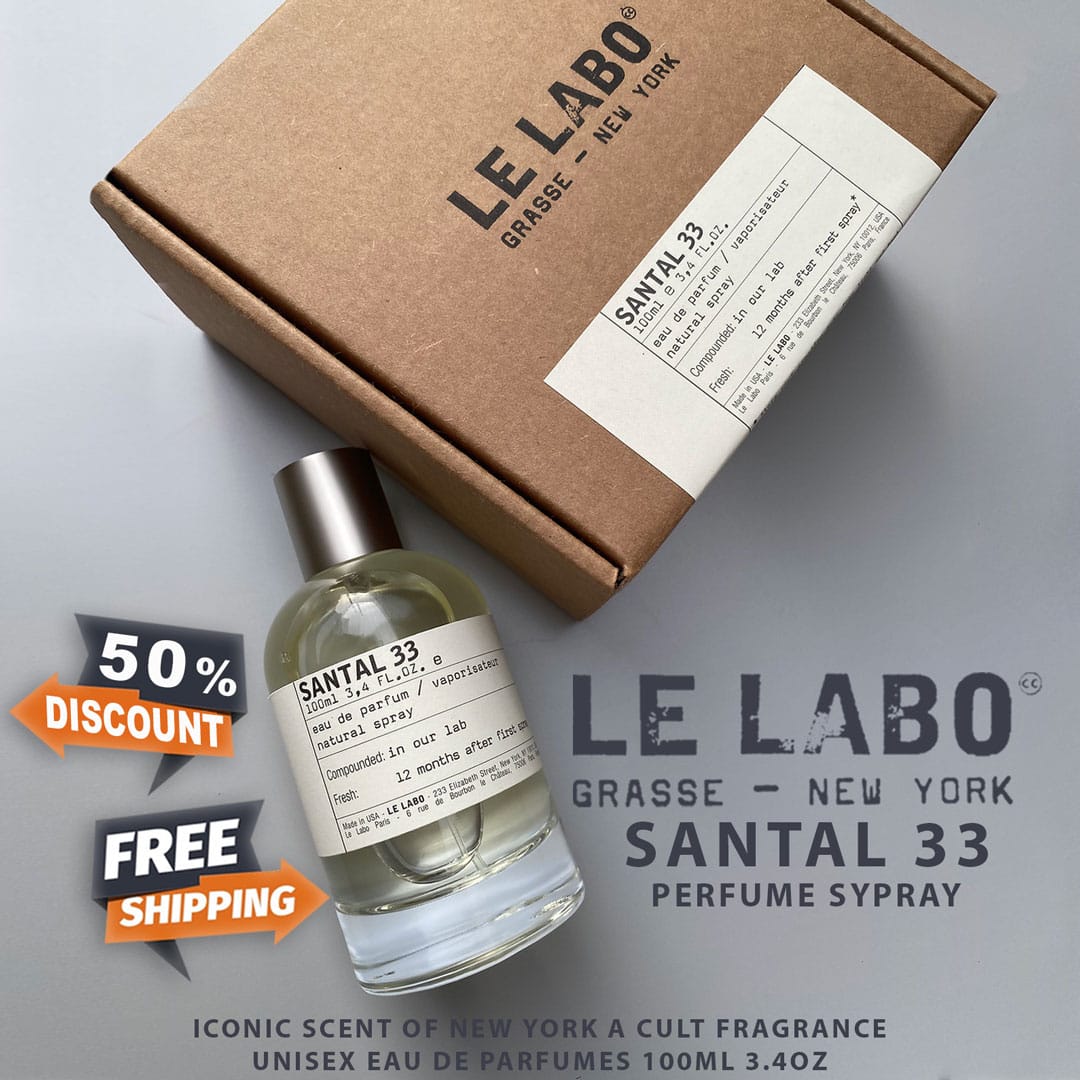 Le Labo Santal 33 Eau de Parfum – Iconic Woody Luxury Fragrance 100ml