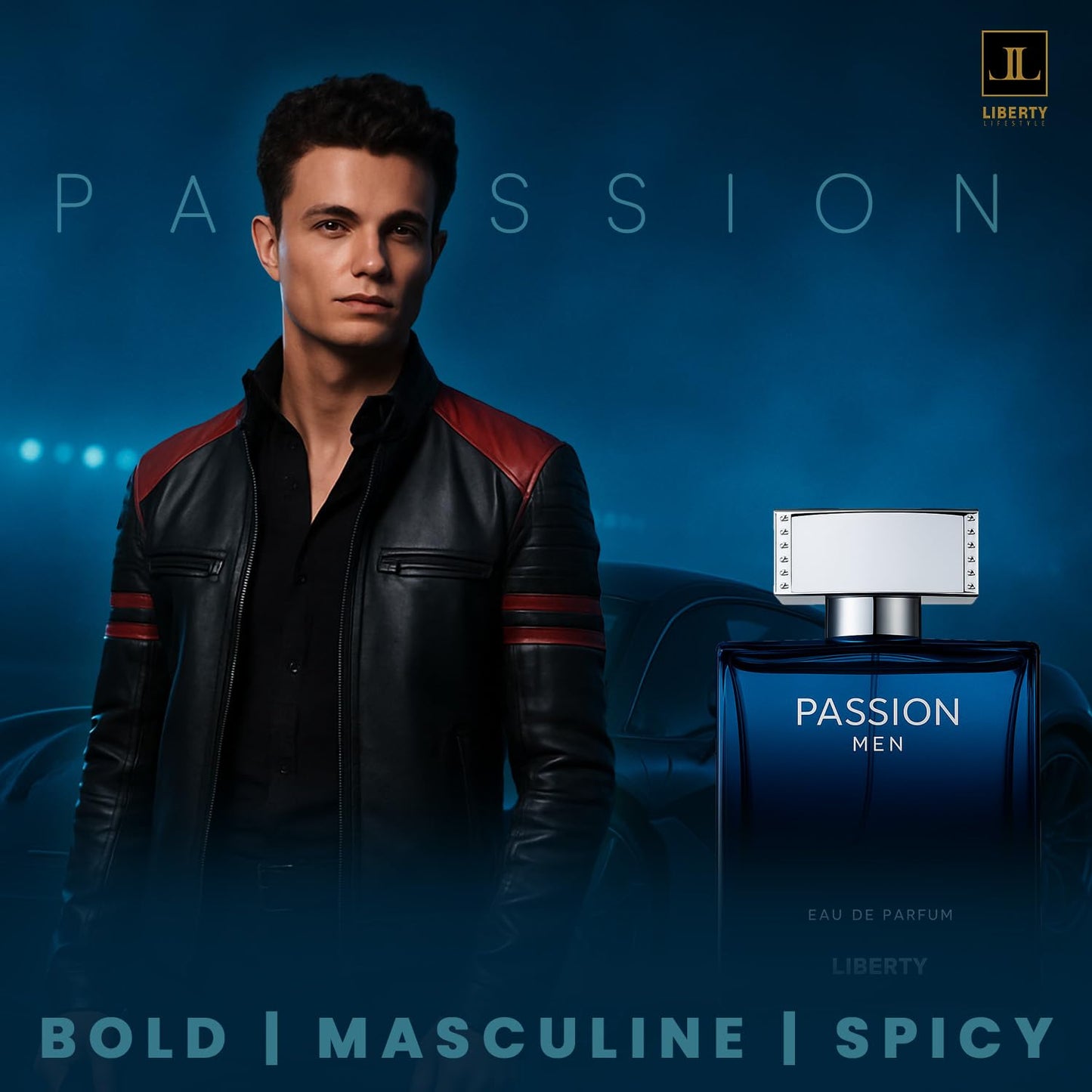 Passion Men Eau De Parfum – Long Lasting Luxury Fragrance for Men (8-9 Hours Wear)