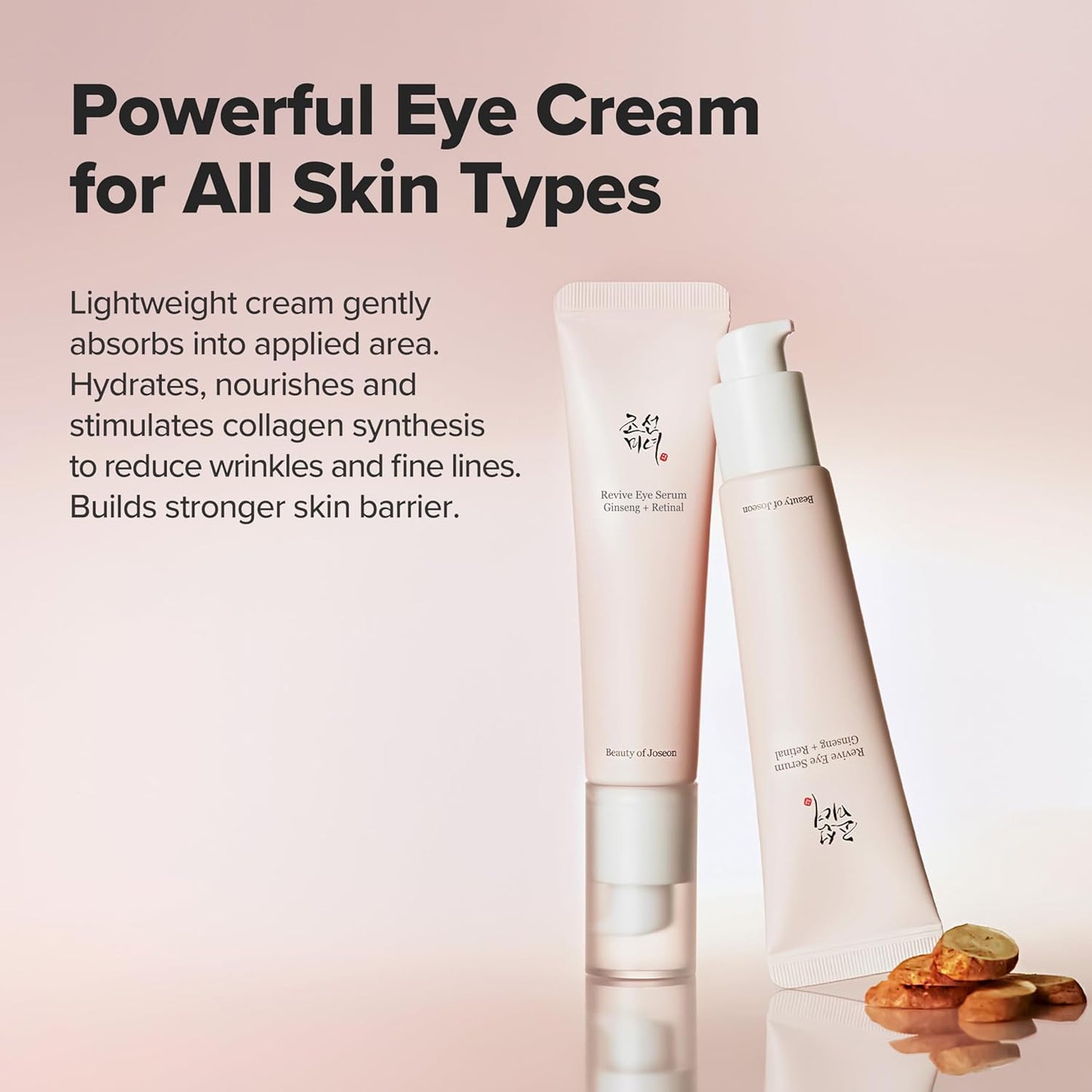Revive Eye Serum – Ginseng & Retinal Anti-Aging Eye Cream for Dark Circles & Wrinkles