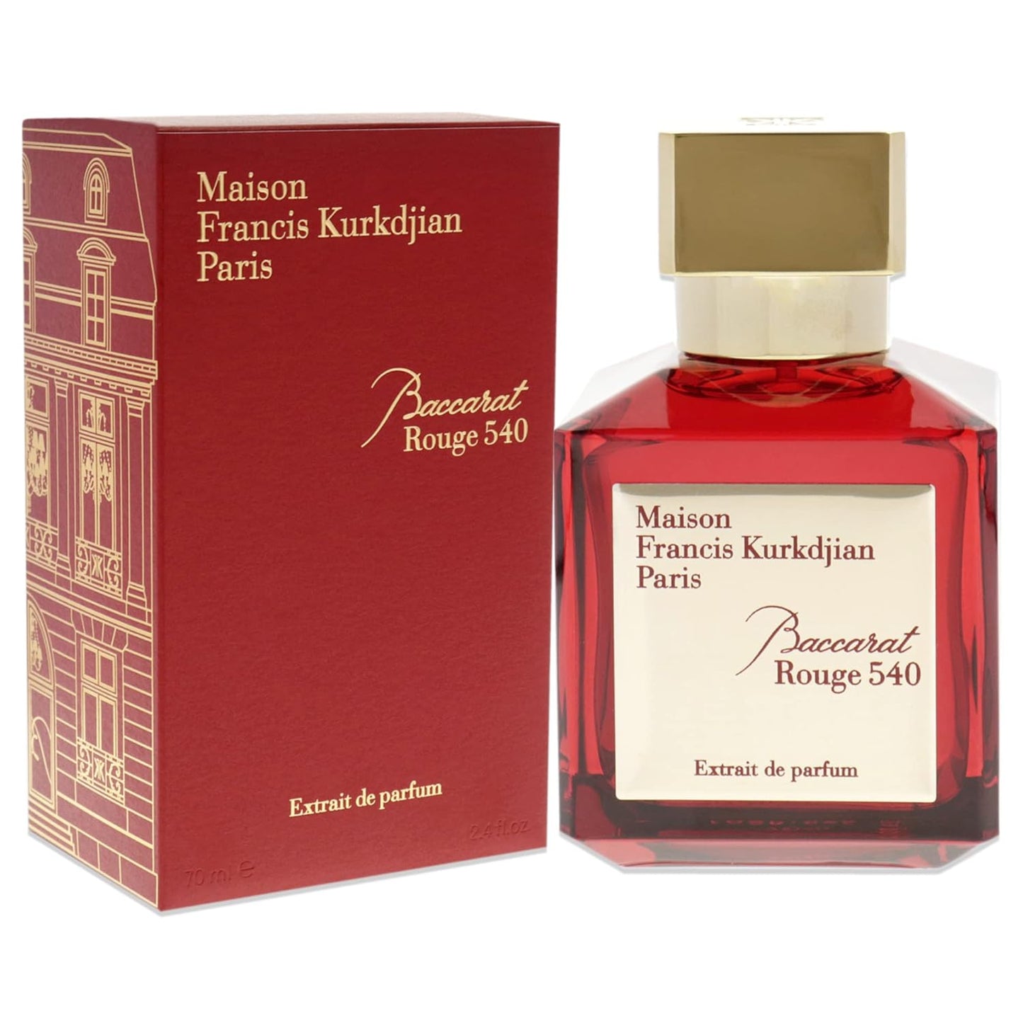 Maison Francis Kurkdjian Baccarat Rouge 540 Extrait De Parfum 70ml – Premium Long Lasting Unisex Perfume