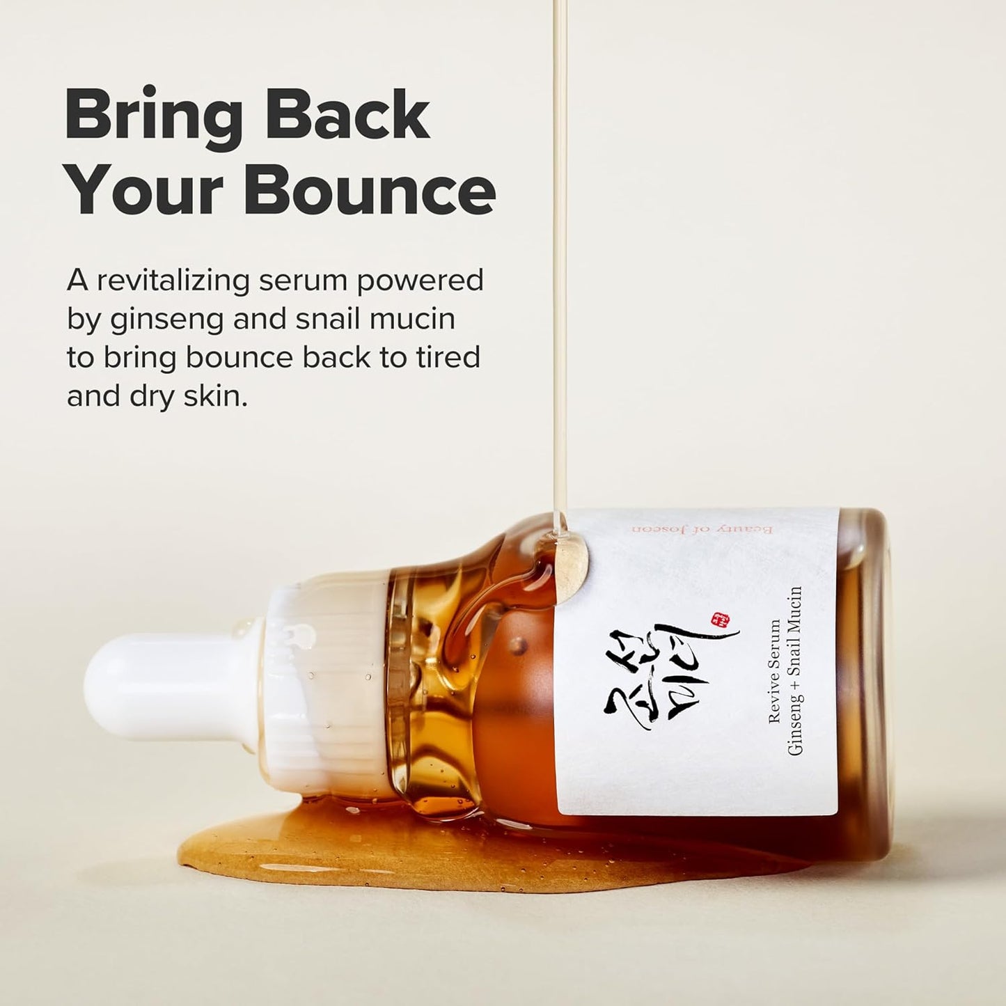 Revive Serum – Ginseng & Snail Mucin Repair Serum for Hydration, Glow & Anti-Aging