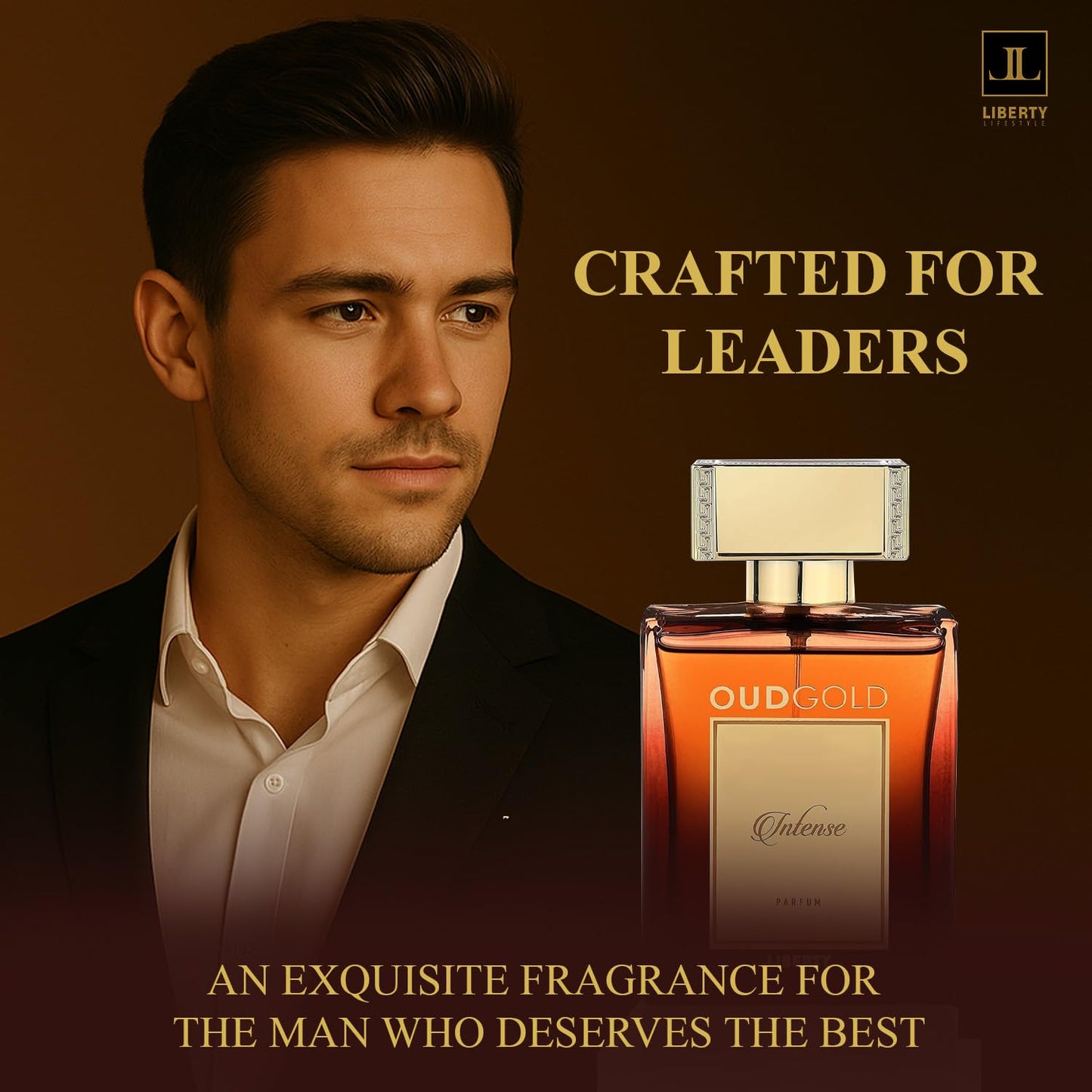 Luxury Oud Intense Parfum for Men – Long-Lasting 12H Premium French Fragrance