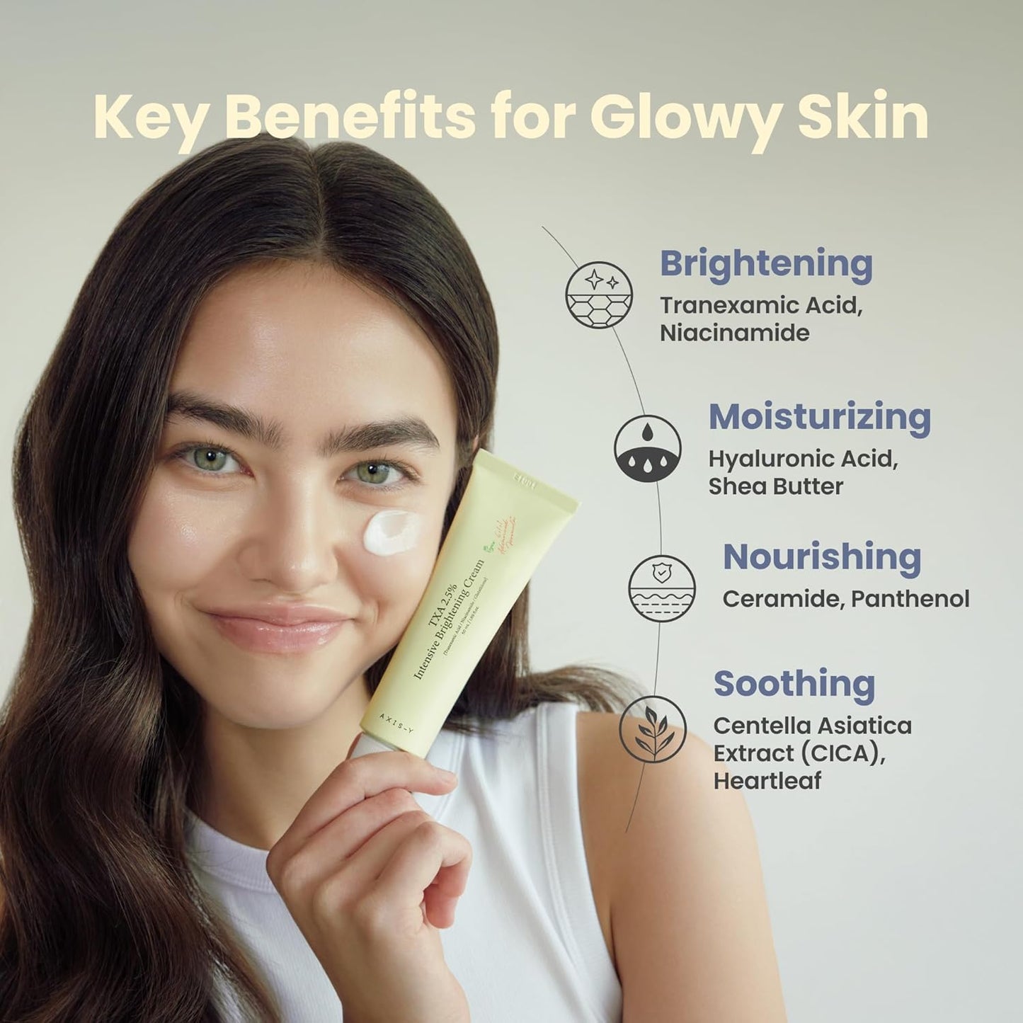 AXIS-Y TXA 2.5% Intensive Brightening Cream – Dark Spot Corrector & Skin Tone Enhancer
