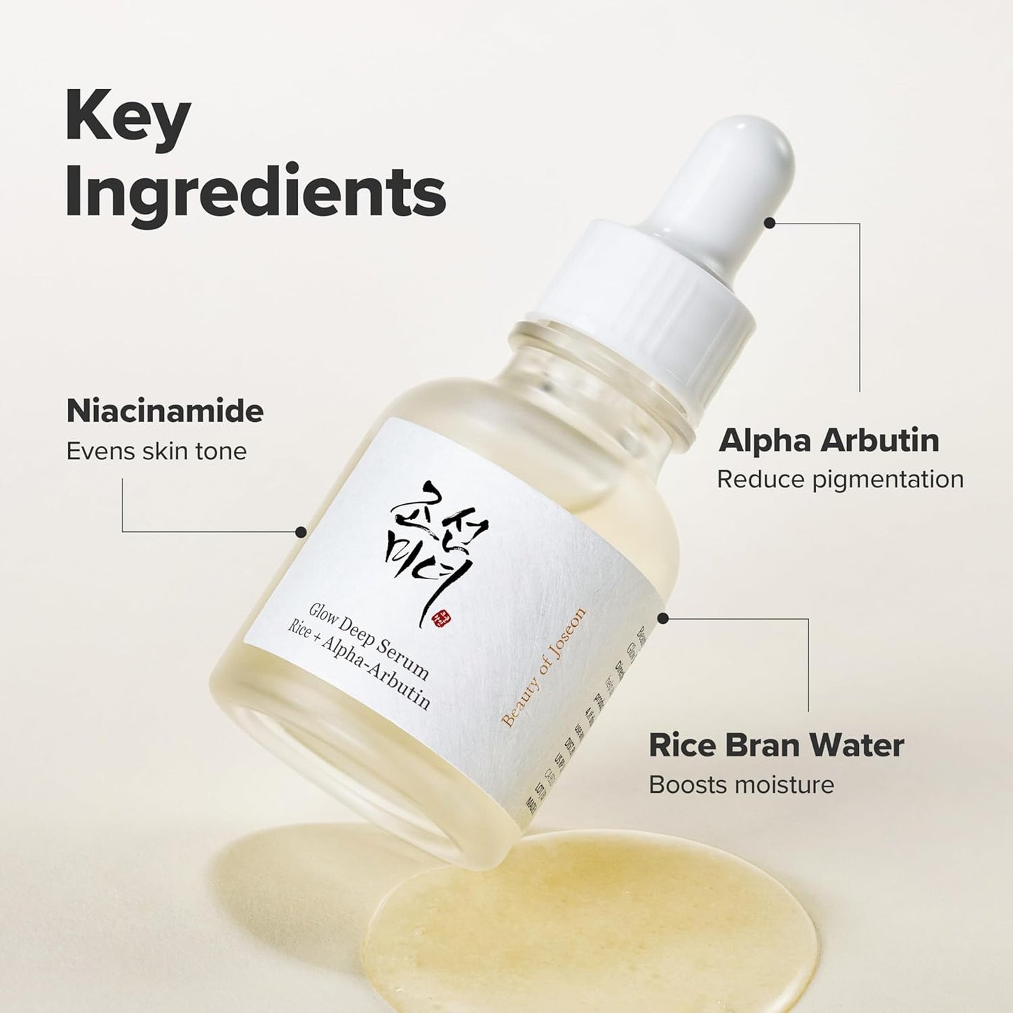 Glow Deep Serum – Rice & Alpha Arbutin Brightening Serum for Even Tone & Radiant Skin