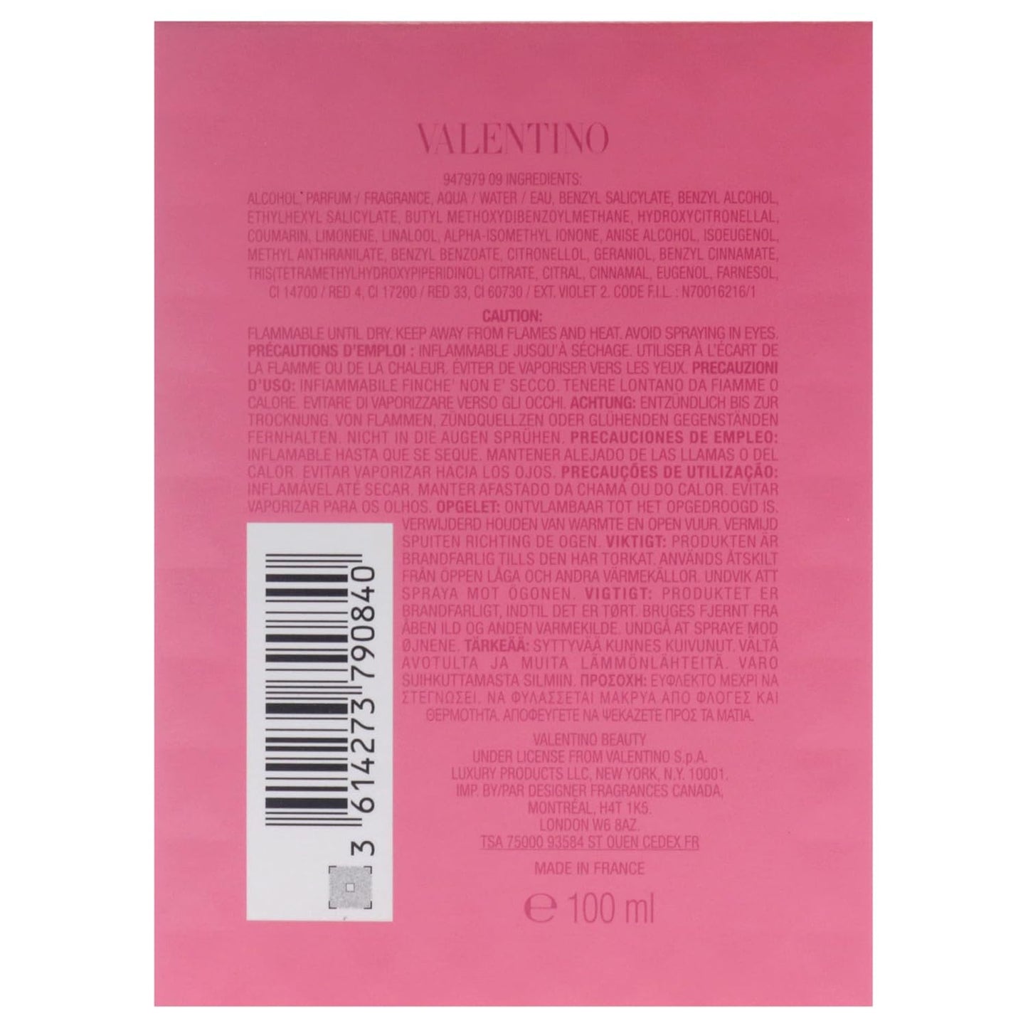 Valentino Donna Born In Roma Intense Eau De Parfum 100ml – Luxury Long Lasting Women’s Fragrance
