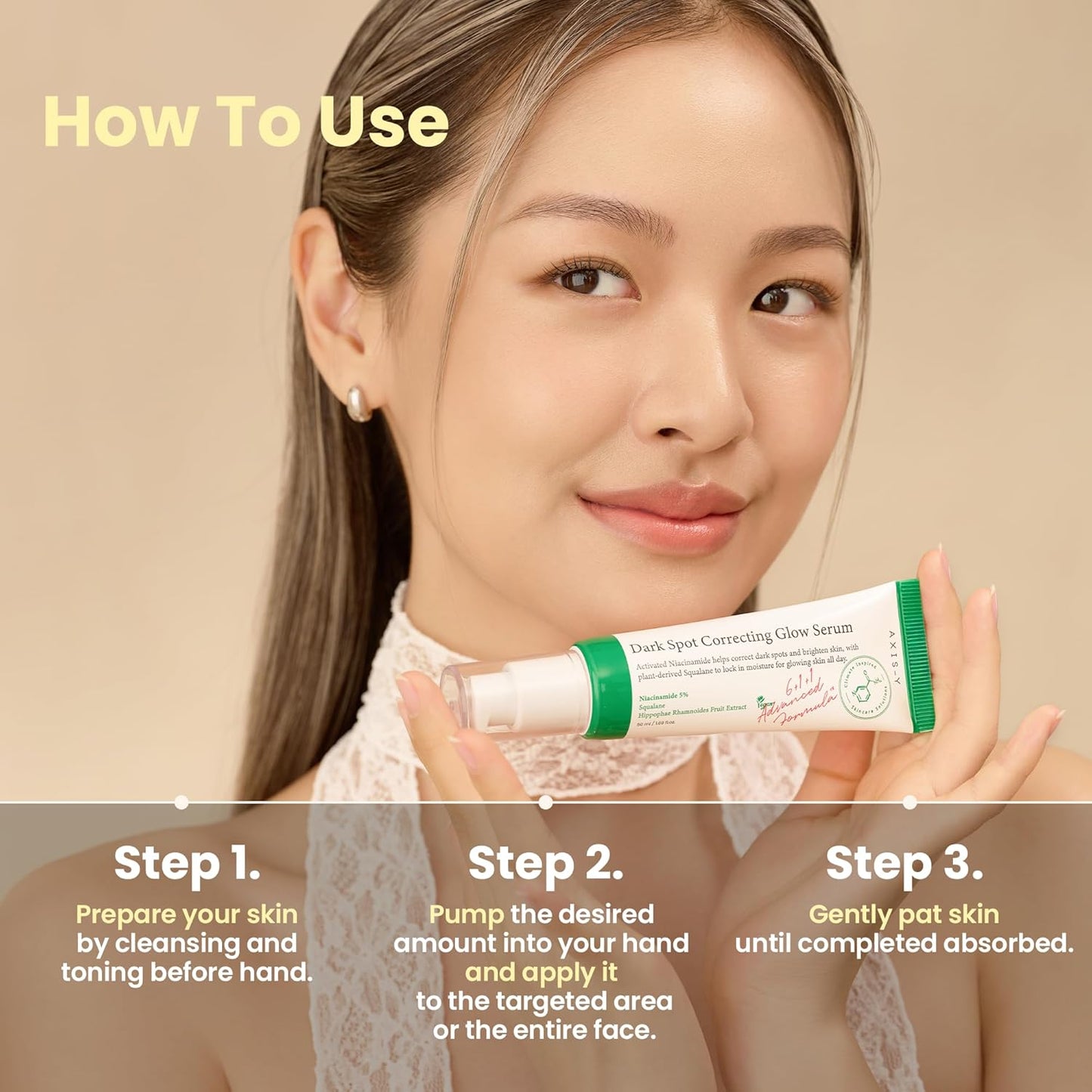 Dark Spot Correcting Glow Serum – Brightening Niacinamide Serum for Radiant, Even Skin