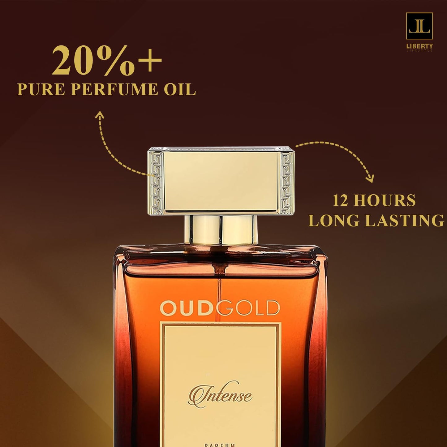 Luxury Oud Intense Parfum for Men – Long-Lasting 12H Premium French Fragrance